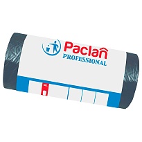 Мешки для мусора 60 л, черные, в рулоне 50 шт., ПНД, 6,2 мкм, 800х600 мм, PACLAN Professional, 604078 в Курске