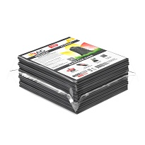 Мешки для мусора 160 л, серые, в пачке 10 шт., ПВД, 40 мкм, 900х1100 мм, i-Bag в Курске