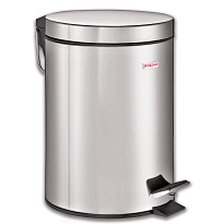 Ведро-контейнер для мусора (урна) с педалью LAIMA Classic, 5 л, зеркальное, нержавеющая сталь, со съемным внутренним ведром в Курске Ведро-контейнер для мусора (урна) с педалью LAIMA Classic, 5 л, зеркальное, нержавеющая сталь, со съемным внутренним ведром в Курске