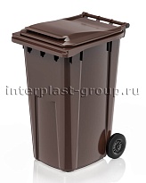 Контейнер для мусора 240 л коричневый облегченный 240 зеленый в Курске