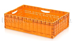 Ящик складной 600х400х180 оранжевый