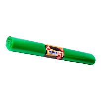 Мешки для мусора 180 л, зеленые, в рулоне 10 шт., ПВД, 50 мкм, 1100х900 мм, МЕШКОFF, 4458 в Курске