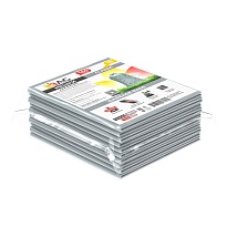 Мешки для мусора 160 л, светло-серые, в пачке 10 шт., ПВД, 40 мкм, 900х1100 мм, i-Bag в Курске